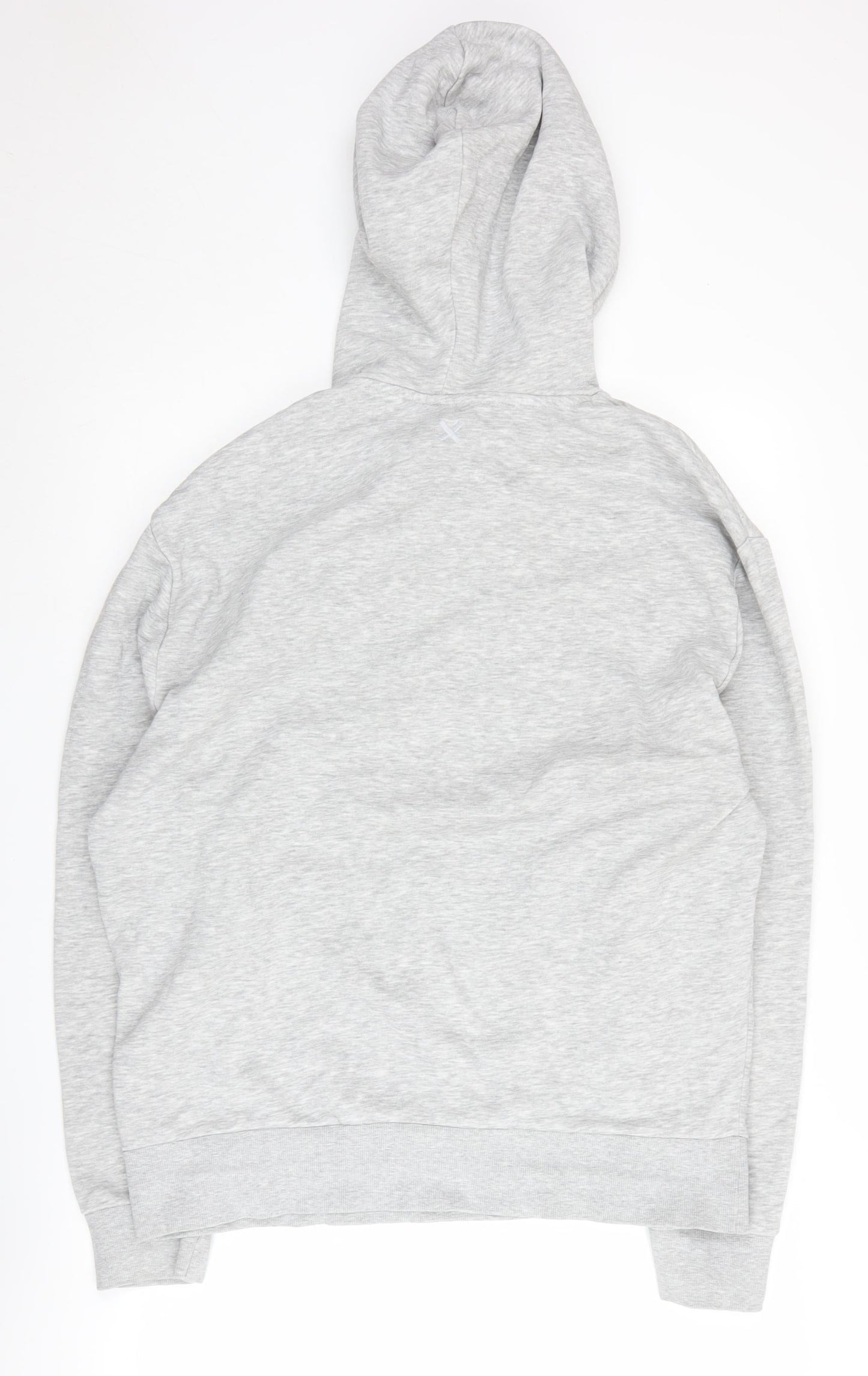 Mens UK Size L COLLUSION Grey Pullover Hoodie