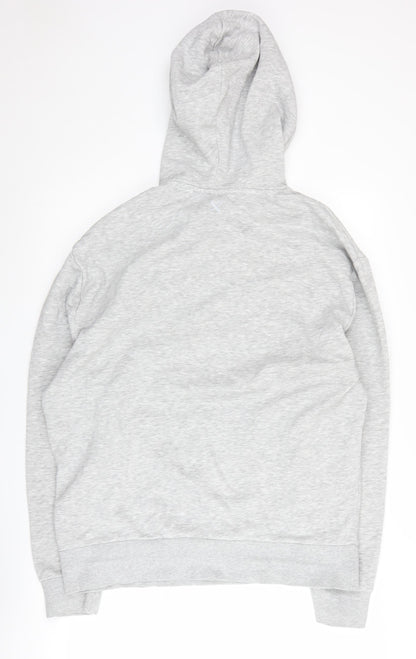 Mens UK Size L COLLUSION Grey Pullover Hoodie