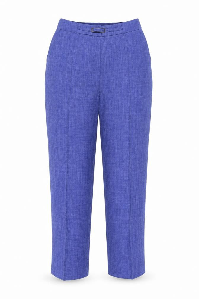Womens UK Size 10 Honor Millburn Regular Fit Dress Pants Blue Trousers
