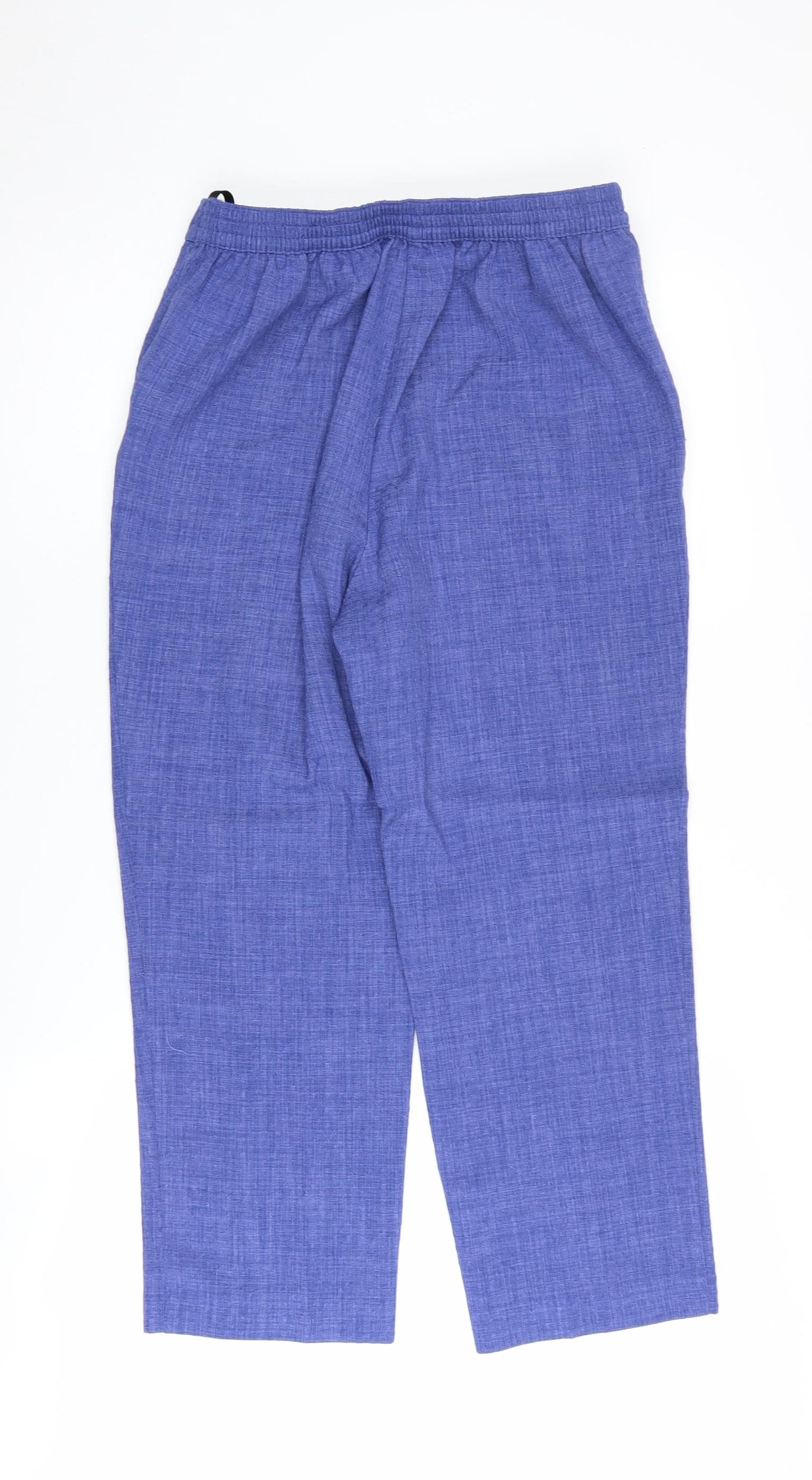 Womens UK Size 10 Honor Millburn Regular Fit Dress Pants Blue Trousers