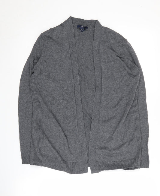 Gap Women's Grey Cardigan, Size S, Cotton Blend