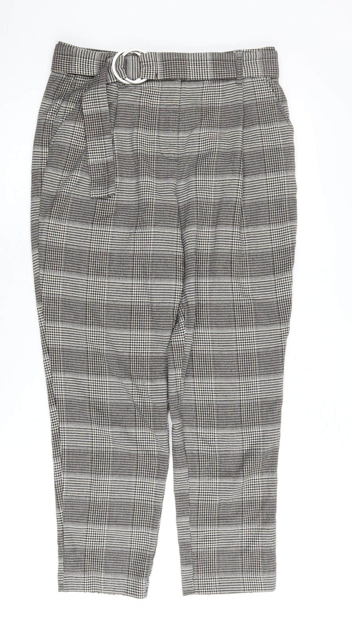Womens UK Size 10L NEXT Regular Fit Business Casual Black Trousers