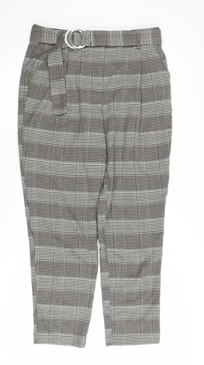 Womens UK Size 10L NEXT Regular Fit Business Casual Black Trousers