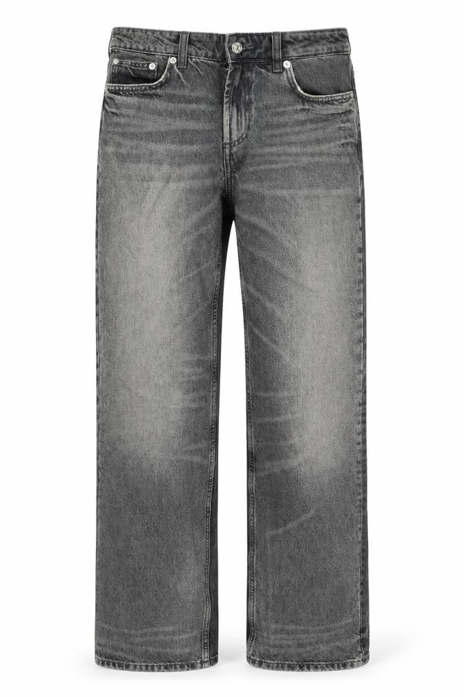 Womens UK Size 8 Zara Regular Fit Straight Grey Jeans