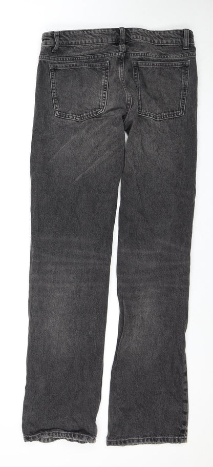 ZARA Women's Grey Straight Jeans Size 8