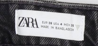 ZARA Women's Grey Straight Jeans Size 8
