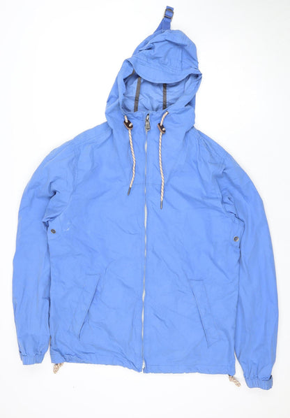 Mens UK Size S Fat Face Blue Anorak Coat