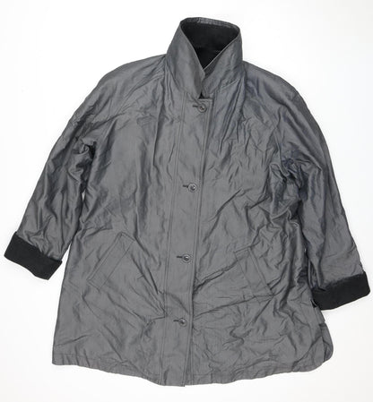 Under Wraps Unisex Black Jacket, Wool Blend, Mid-Length