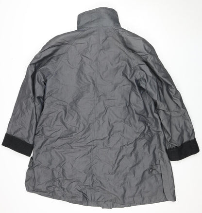 Under Wraps Unisex Black Jacket, Wool Blend, Mid-Length