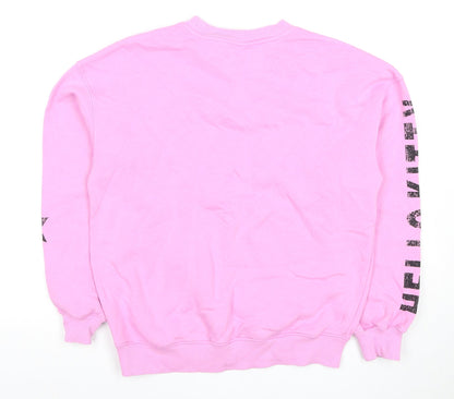 H&M Girls Pink Hello Kitty Pullover Sweatshirt, 10-12 Years