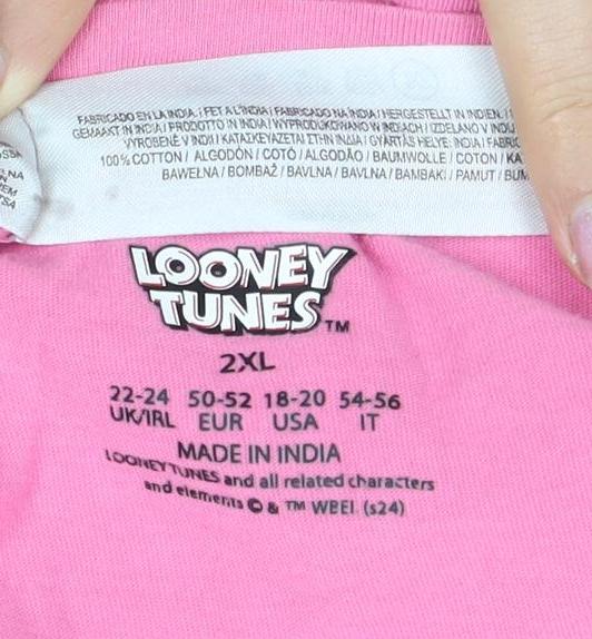 Looney Tunes Pink Tweety Nightshirt Women Size 22