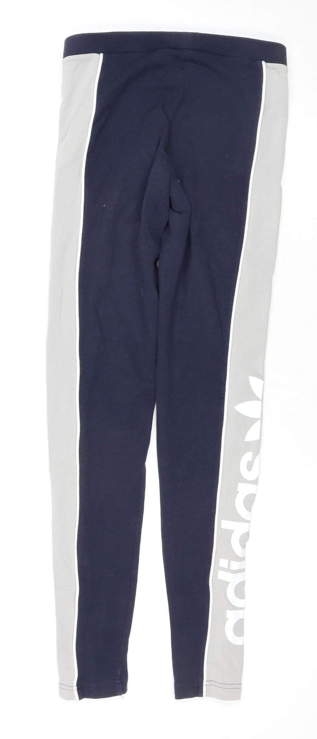 Adidas Unisex Black Track Pants Size 8 Gym & Training