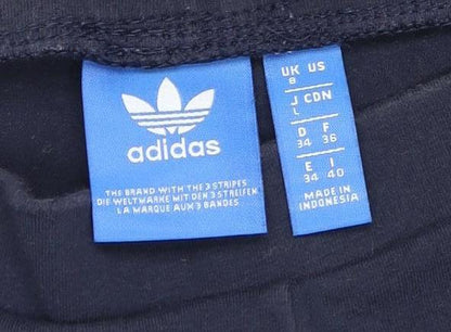 Adidas Unisex Black Track Pants Size 8 Gym & Training