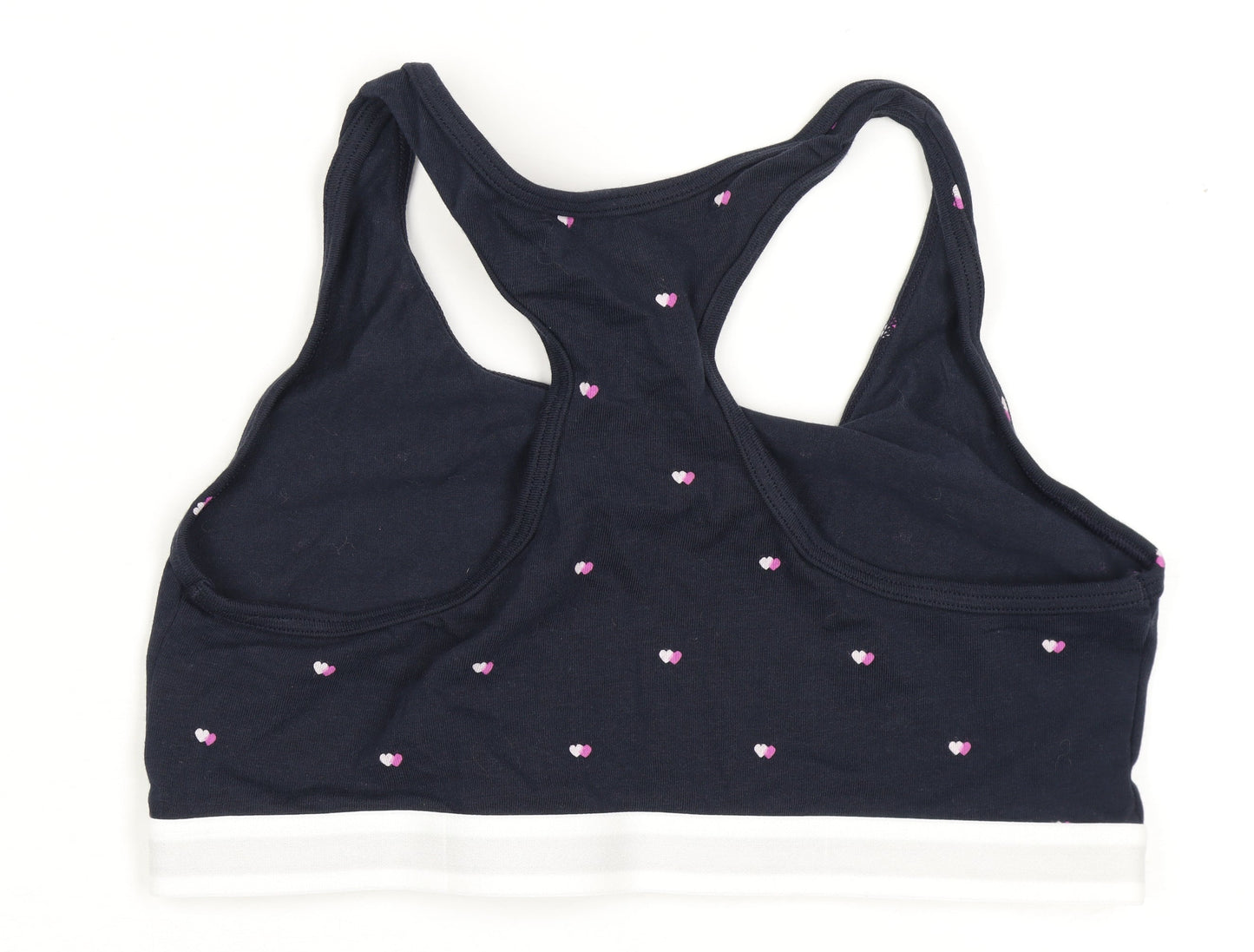 Tommy Hilfiger Girls Black Crop Tank Top, Size 14-15 Years