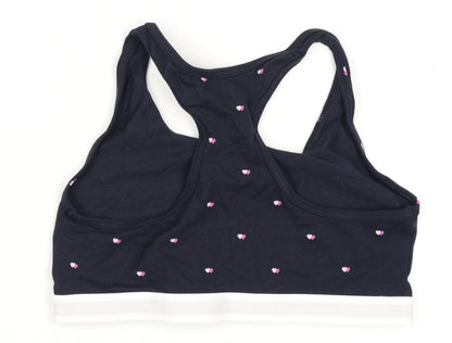 Tommy Hilfiger Girls Black Crop Tank Top, Size 14-15 Years