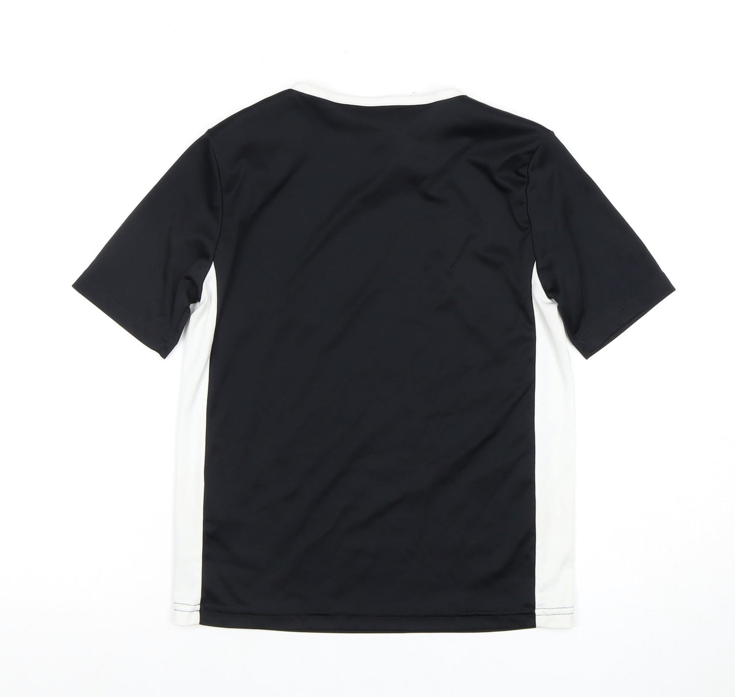 Adidas Boys Black S Jersey T-Shirt Athletic Fit