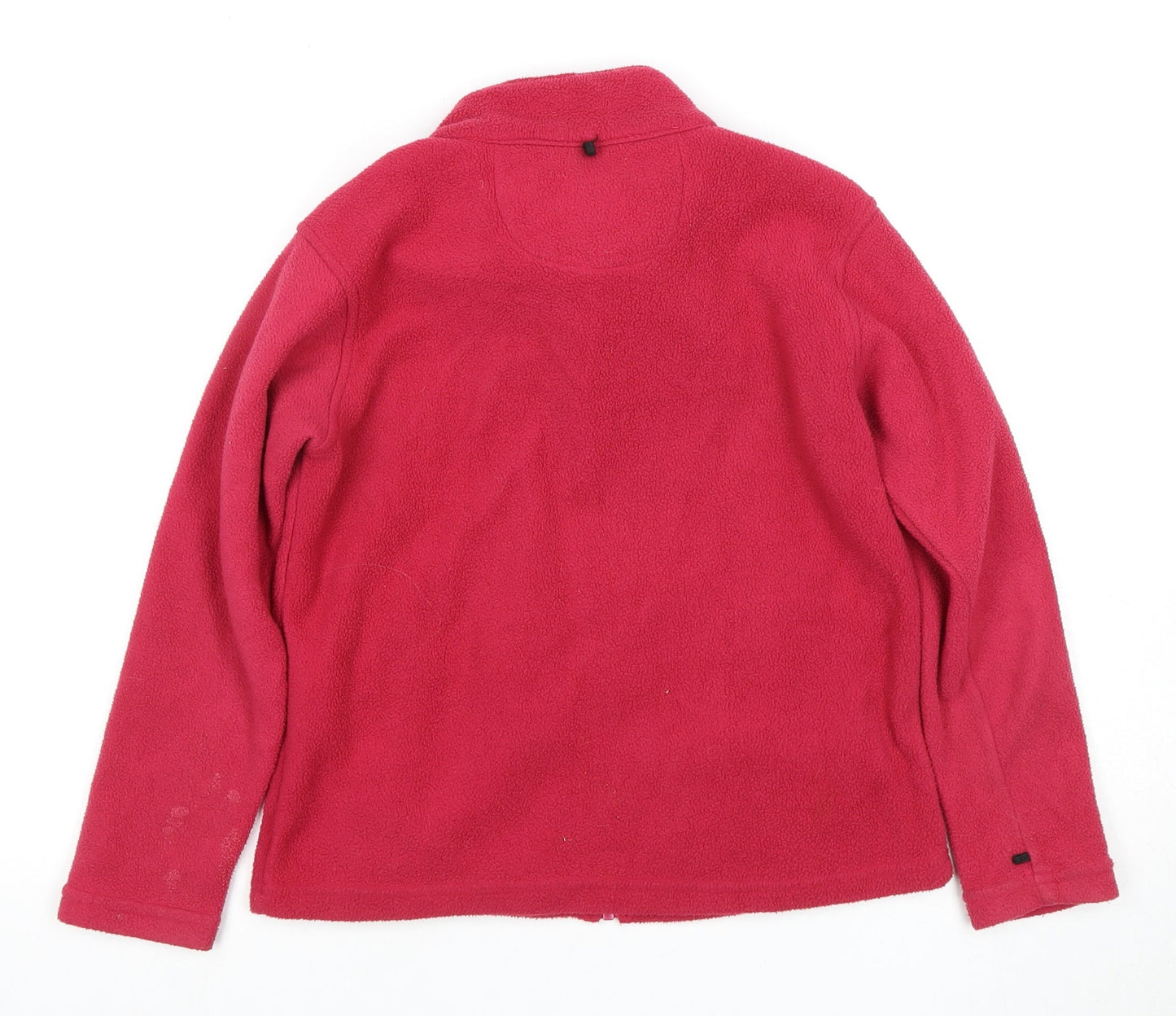 Regatta Girls Red Fleece Jacket 9 Years Full Zip Pockets
