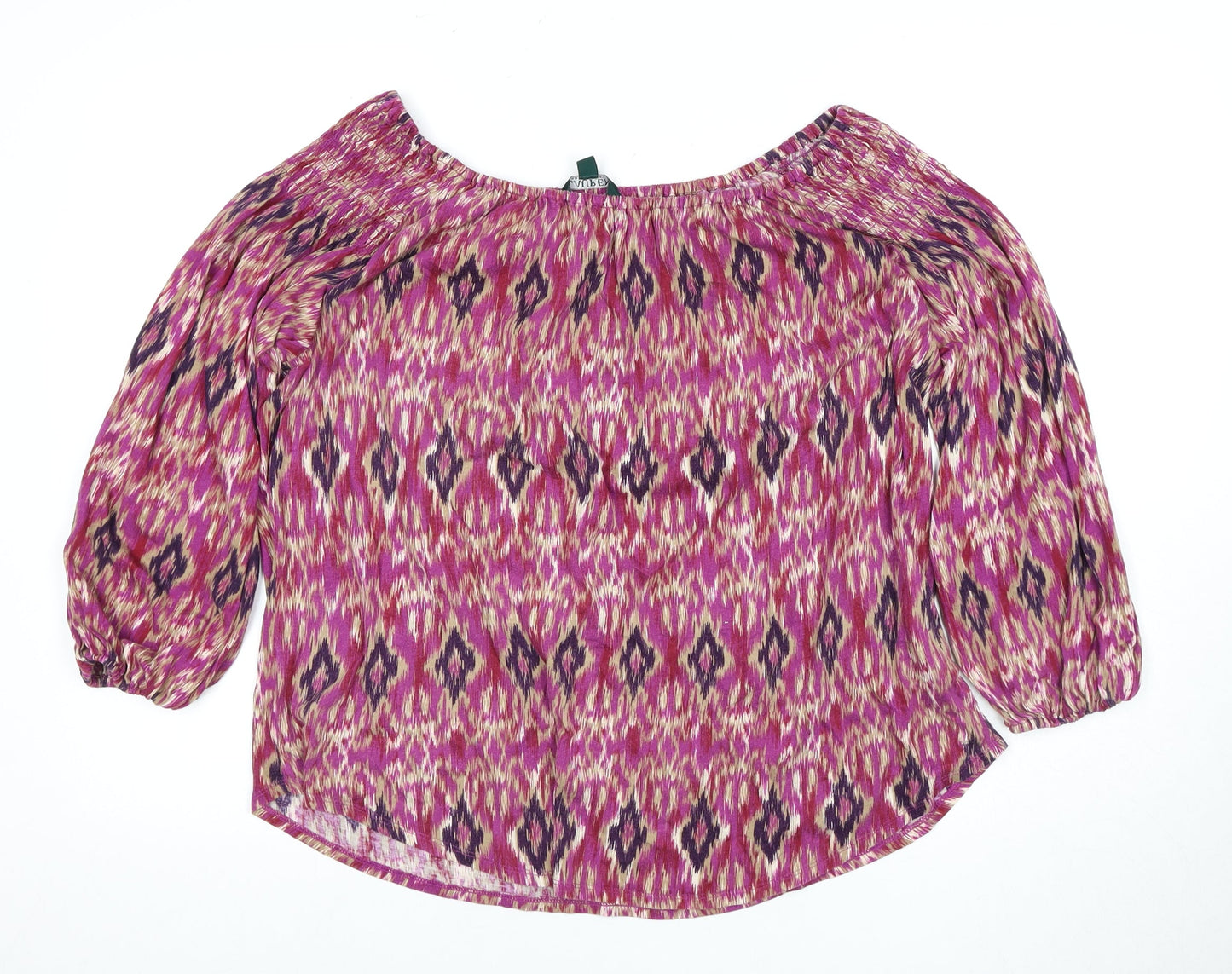 Womens UK Size M Lauren Ralph Lauren Multicoloured Tunic Blouse