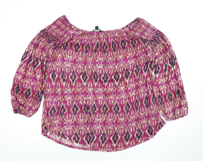 Womens UK Size M Lauren Ralph Lauren Multicoloured Tunic Blouse