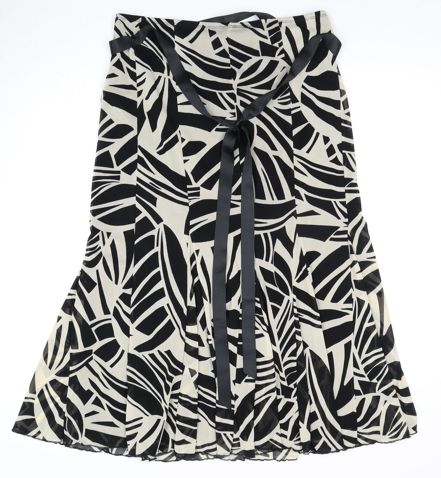 Marks and Spencer Women's Black Pleated Skirt Set, Size 14