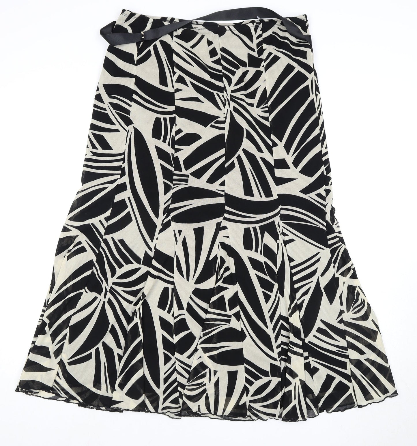 Marks and Spencer Women's Black Pleated Skirt Set, Size 14