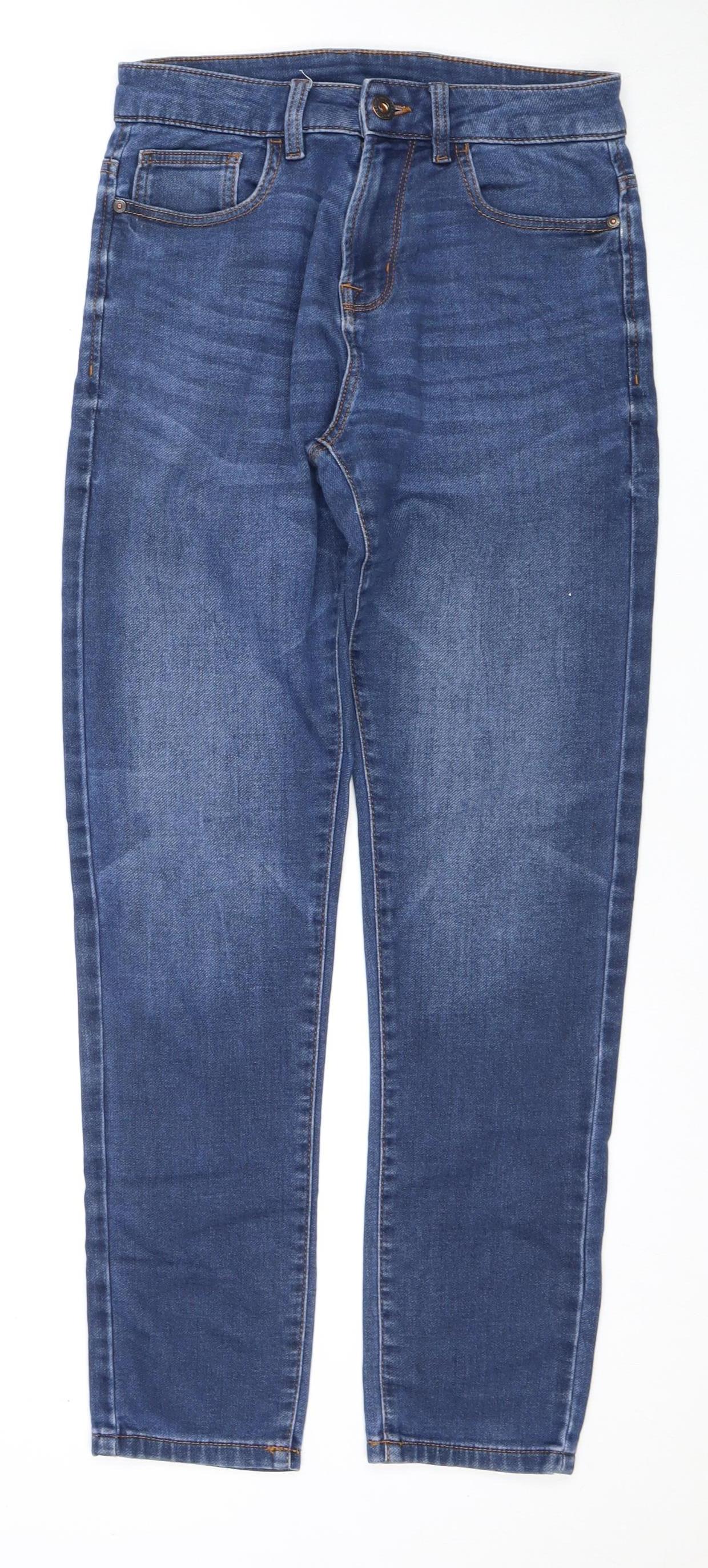 Mens UK Size M NEXT Relaxed Fit Straight Blue Jeans