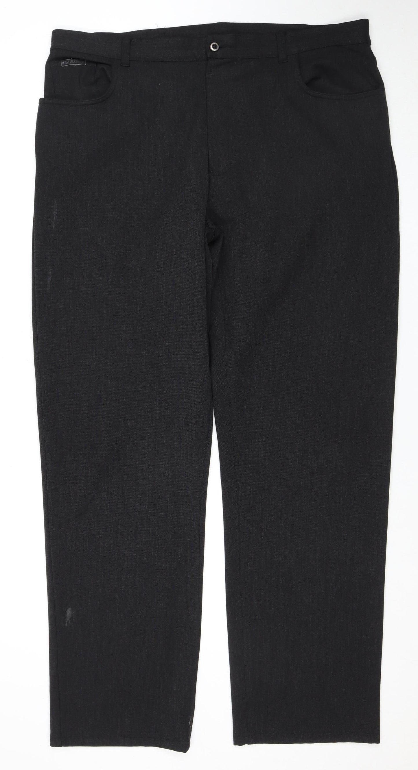 Wish Wash Men's Black Trousers 38