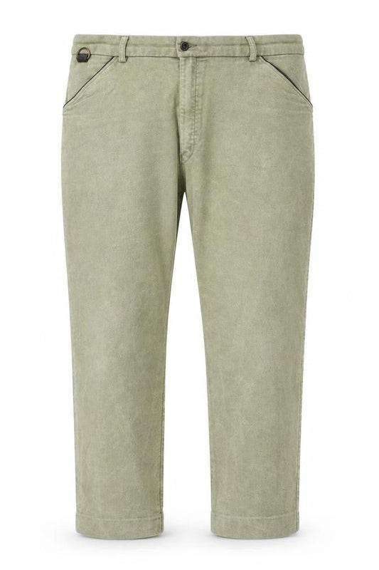 BUCKLER Men's Beige Straight Trousers Size L