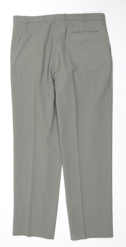 Marks and Spencer Men's Grey Dress Pants W36/L32