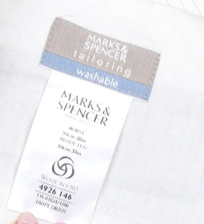 Marks and Spencer Men's Grey Dress Pants W36/L32