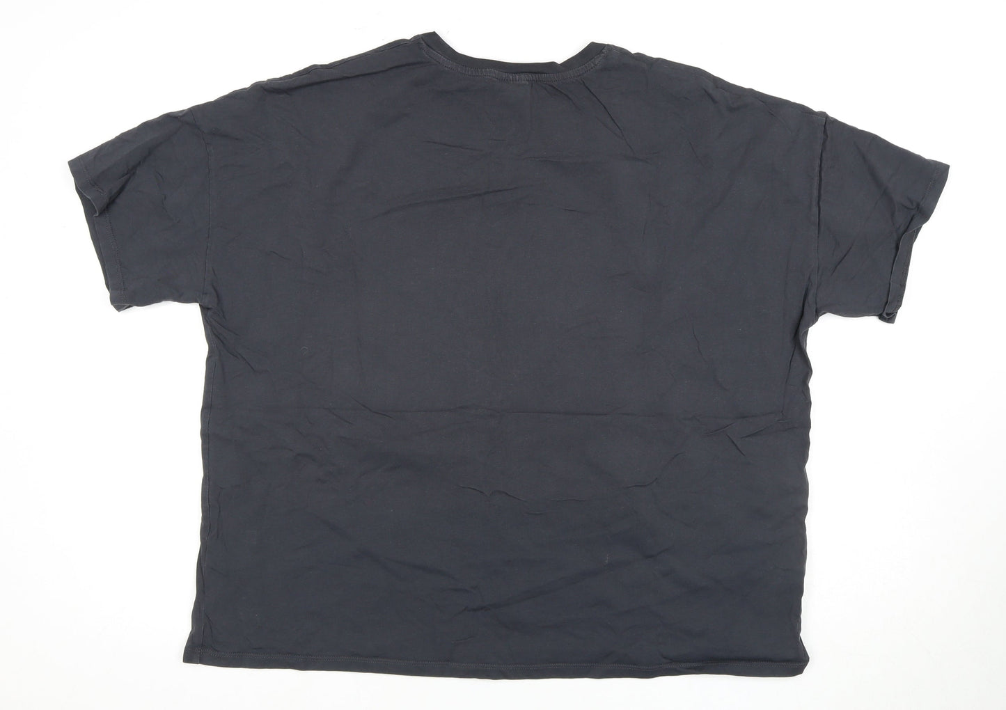 Unisex Adults UK Size XL The Rolling Stones Black Basic T-Shirt