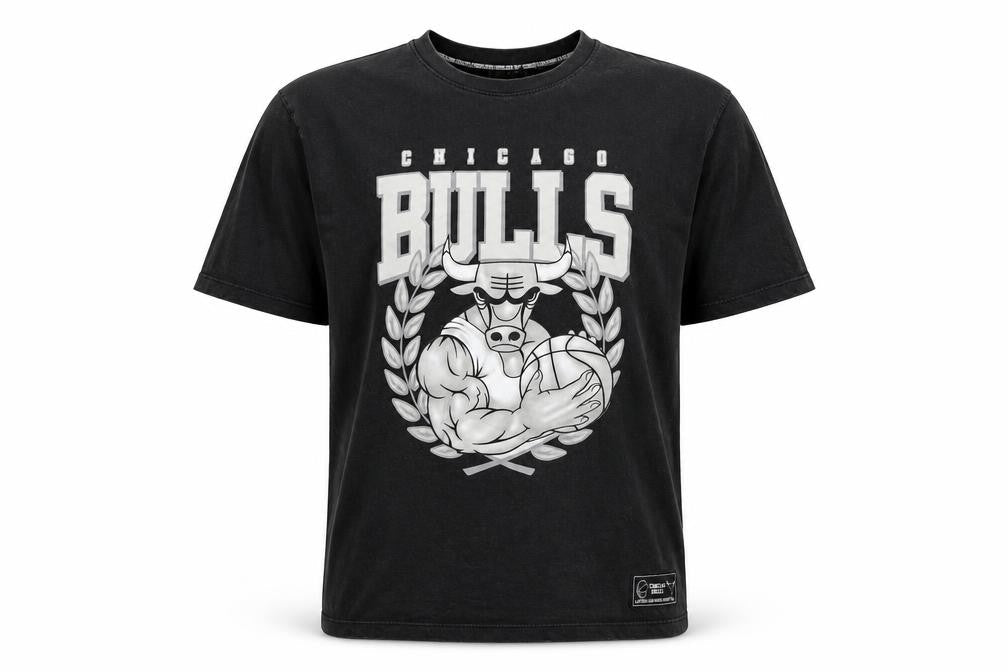 Mens UK Size L NBA Black  T-Shirt