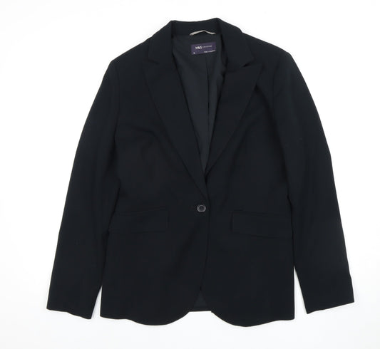 Marks and Spencer Black Women's Blazer Size 12