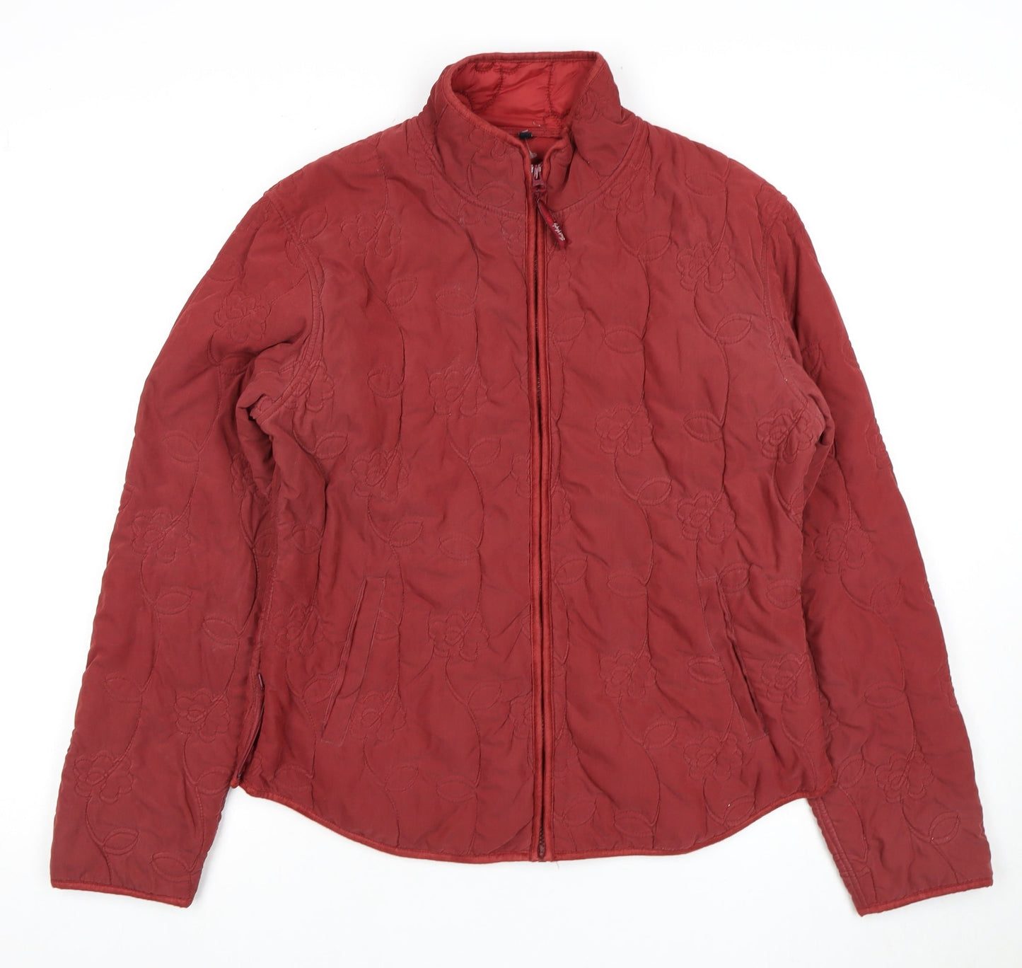 Womens UK Size UK 14 Jack Murphy Red Quilted Coat