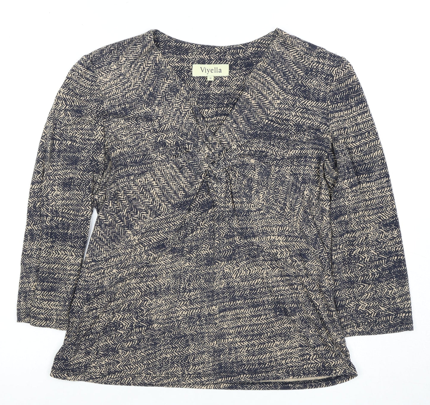 Womens UK Size M Viyella Blue  Blouse