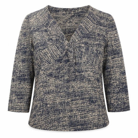 Womens UK Size M Viyella Blue  Blouse