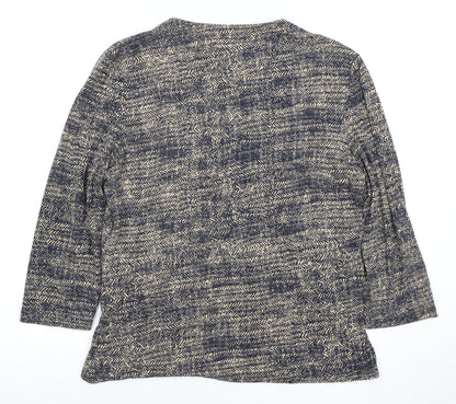Womens UK Size M Viyella Blue  Blouse