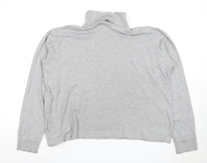 Mountain Warehouse Women’s Grey Roll Neck T-Shirt Size 16