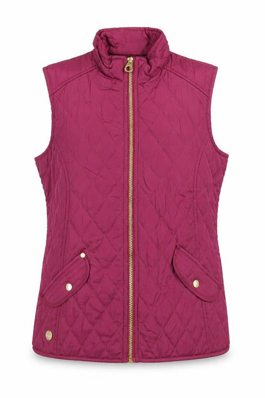 Regatta Women's Red Quilted Waistcoat, Size 12, Casual