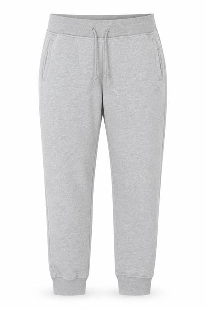 Front view of Adidas XS Grey unisex joggers with pockets