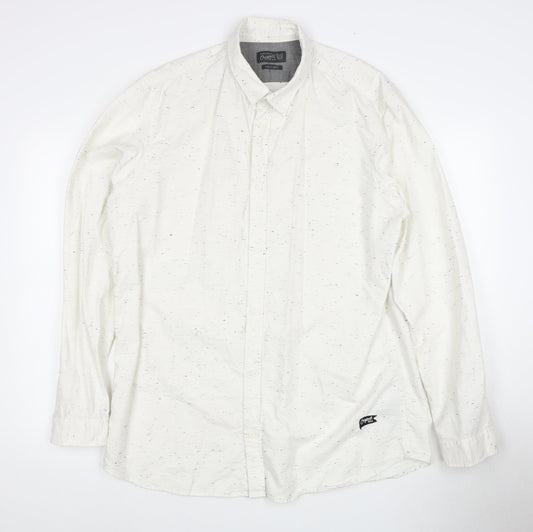 Mens UK Collar Size XL JACK & JONES Smart White  Dress Shirt