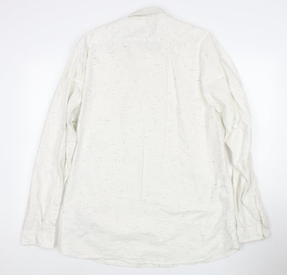 Mens UK Collar Size XL JACK & JONES Smart White  Dress Shirt