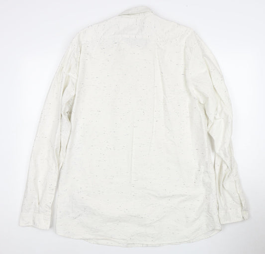 Mens UK Collar Size XL JACK & JONES Smart White  Dress Shirt