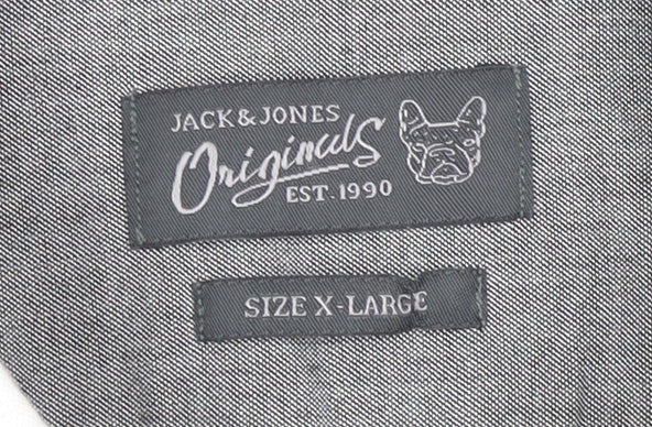 Mens UK Collar Size XL JACK & JONES Smart White  Dress Shirt