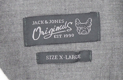 Mens UK Collar Size XL JACK & JONES Smart White  Dress Shirt