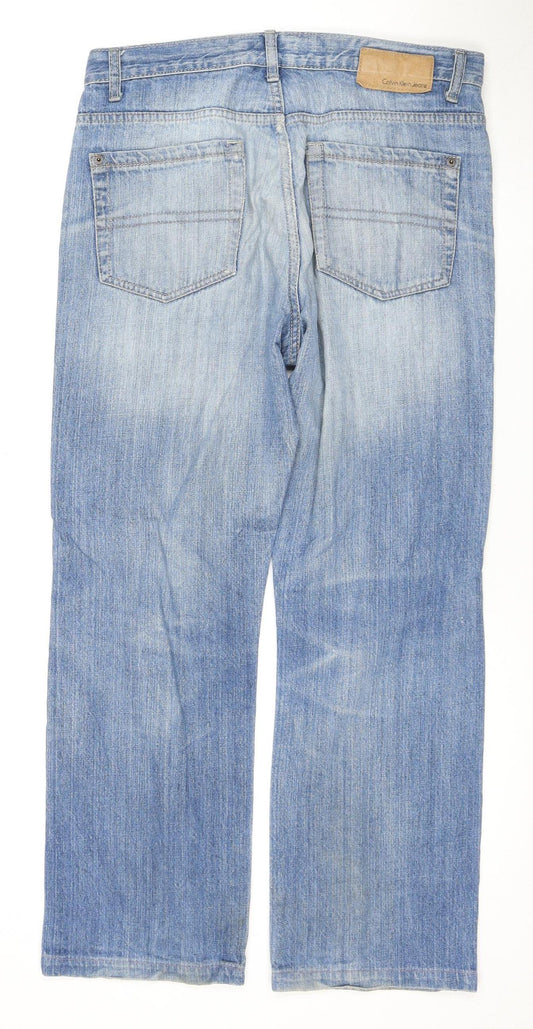 Calvin Klein Men's Blue Straight Jeans Size 31