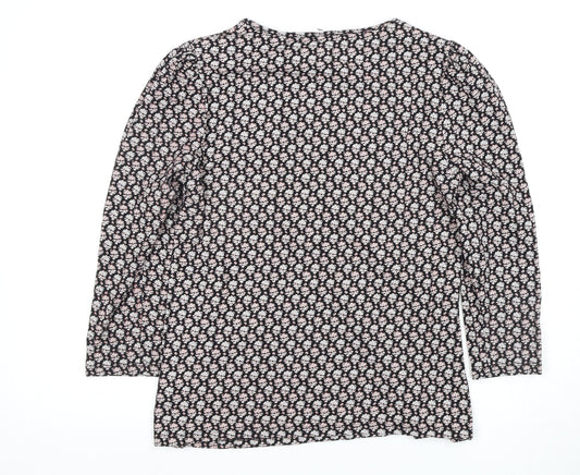 Womens UK Size 12 Fat Face Multicoloured Wrap Blouse