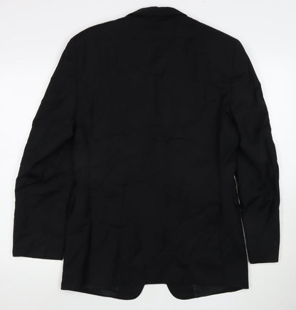 Mens UK Size 38 Tommy Hilfiger Regular Black Suit Jacket