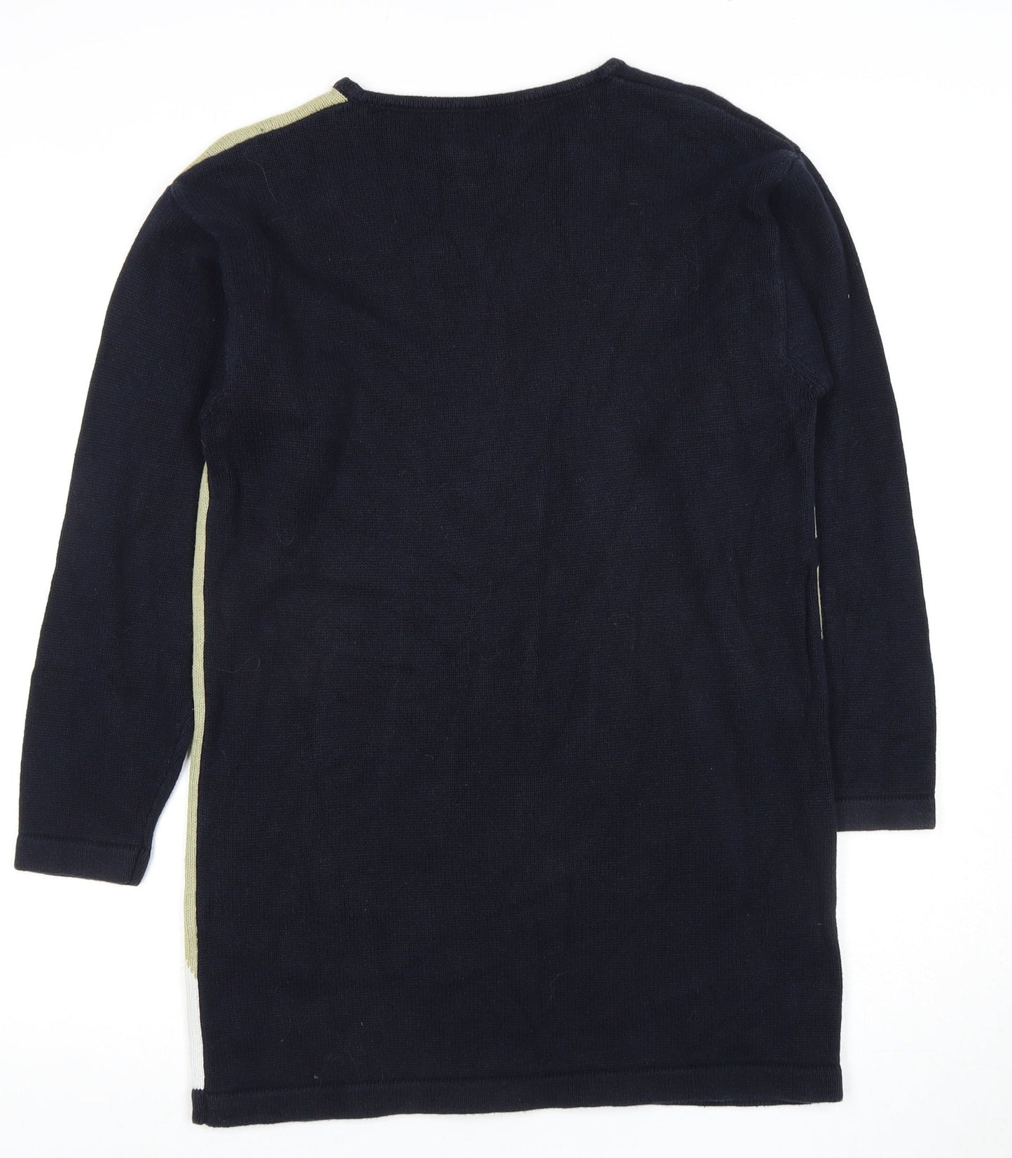 Vyella Women's Black Geometric Pullover Jumper S