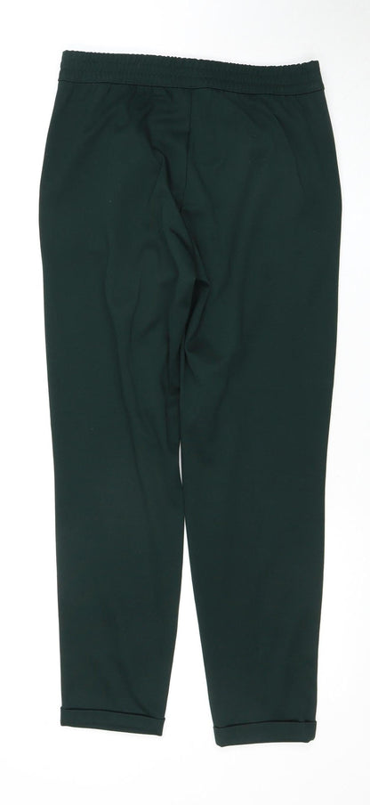 Jacqueline de Yong Green Cropped Trousers Women S
